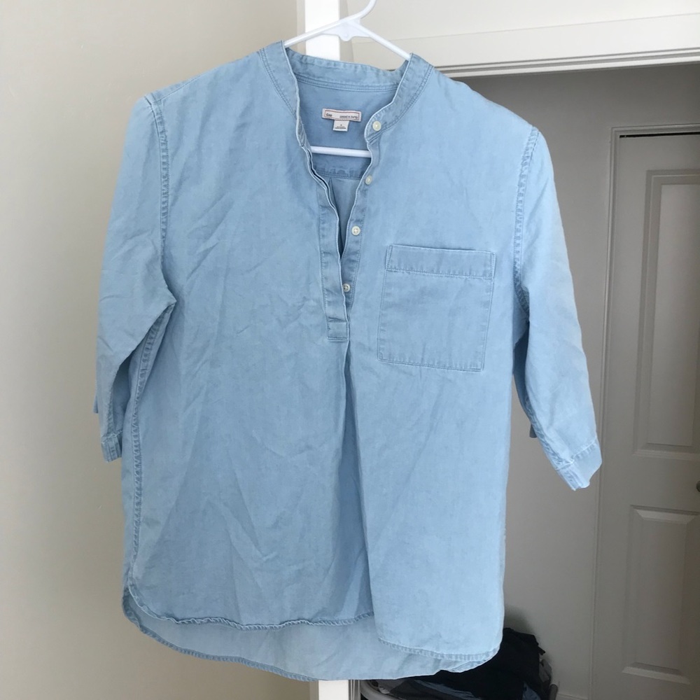 Gap Chambray Top